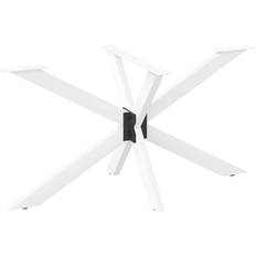 vidaXL 4013117 White Bordsben 73cm