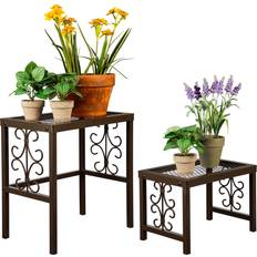 Indoor Plant Stands Evergreen Plant Stand Set of 2