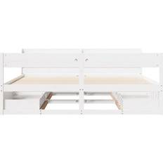 vidaXL Solid Pine Wood Sängram 190x218cm