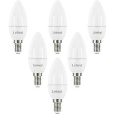 Linkind Daylight Small Edison Screw LED Lamps 7.2W E14 6-pack