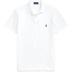 Slim Fit Pique Polo - White