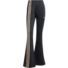 Elastane/Lycra/Spandex Pants adidas Women Originals 3 Stripes Flared Firebird Track Pants - Black