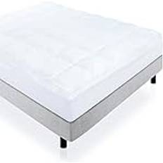 Lucid Ultra Plush 3 Inch Down Alternative Fiber Bed Topper Mattress Cover