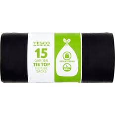 Tesco Tie Top Garden Refuse Sacks 15 Pack