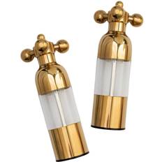 Vargen & Thor Axia Gold Salt Mill, Pepper Mill 2pcs 18cm