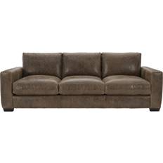 Leather Sofas Bernhardt Dawkins Brown Sofa 94" 3 Seater