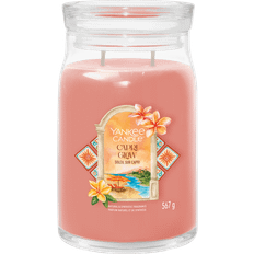 Yankee Candle Capri Glow Large Jar 9.3cm x 15.7cm Orange Candela Profumata 623g