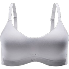 Nike Alate Minimalist Women's Light Support Padded Convertible Sports Bra - White/Cool Grey