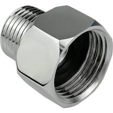 Sunny Brass Pipe Fitting Adapter 3/4 GHT Female Thread x 1/2 NPT Male Threaded Connector