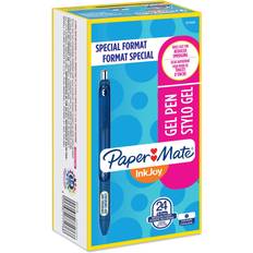 Blue Gel Pens Paper Mate InkJoy Gel Pens Medium Point 07mm Blue 24 Count