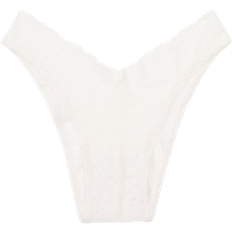 PINK Wink V-Front Brazilian Panty - Coconut White