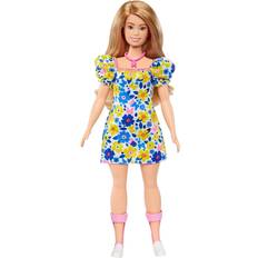 Barbie Fashionistas Doll #208 with Down Syndrome Wearing Floral Dress HJT05