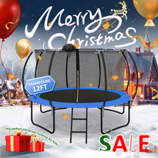 Trampolines Sunrinx 12-ft Round Backyard in Blue MG10-TP-2