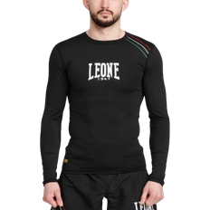 Leone 1947 Flag Compression Long Sleeve Base Layer - Black