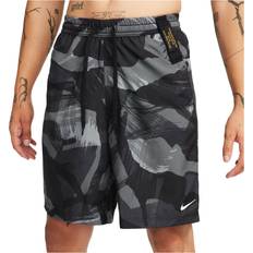 Nike Form Men's Dri-FIT 9" Unlined Versatile Shorts - Black/White