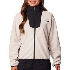 Columbia Sequoia Grove Zip Fleece Jacket in Dark Stone & Black