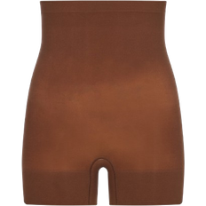 Spanx Sculpt Seamless Power High Waisted Shorty - Chestnut Brown