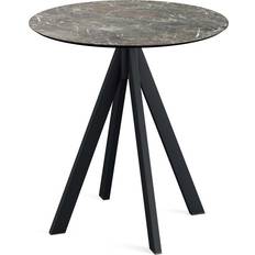 Cafétische Essentials Infinity Terrassentisch Schwarz Gestell Ø70 cm