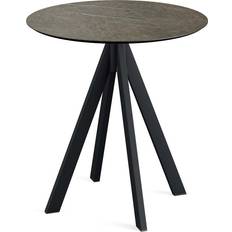 Cafétische Essentials Infinity Terrassentisch Schwarz Gestell Ø70 cm