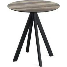 Cafétische Essentials Infinity Terrassentisch Schwarz Gestell Ø70 cm