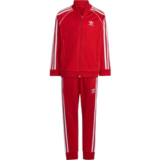 Abbigliamento per bambini adidas Kid's Adicolor SST Tracksuit - Better Scarlet (IX7625)