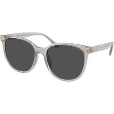 Coach Solbriller Coach Asian Fit Sunglasses - Transparent Dove Grey