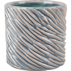 Flower Pot Blue-Gray Small