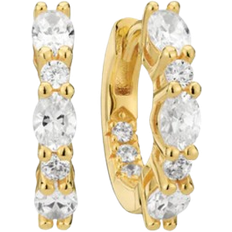 Sif Jakobs Ellera Korvakorut Hopeakullattu - Silver