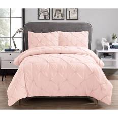 Swift Home Traditional Pintuck Pleat Bedspread Pink (238.8x228.6cm)