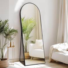 Interior Details Sweetcrispy Arched Black Floor Mirror 21x64"