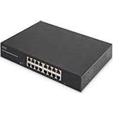 Digitus Gigabit Nätverksswitch DN-80112-2 16 Portar