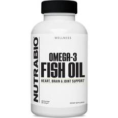 NutraBio Omega 3 Fish Oil Supplements 400 Softgels