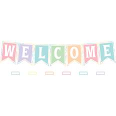 Teacher Created Resources Pastel Pop Pennants Welcome Bulletin Board