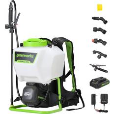 Garden Sprayers Greenworks 24V Cordless Backpack Sprayer 4 Gallon
