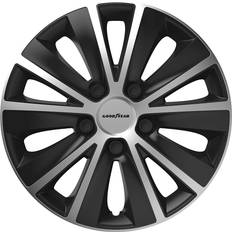 Goodyear Monaco 15 Inch Black Silver Hubcap