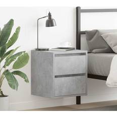 vidaXL Wall-Mounted Cabinet Nightstand 38 x 34 x 40 cm Bedside Table