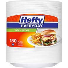 Party Supplies Hefty Soak Proof Dinner Plates 8.875 in 150 Count