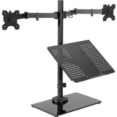 Laptop Stands Vivo Freestanding Dual Computer Monitor STAND-V003FGL