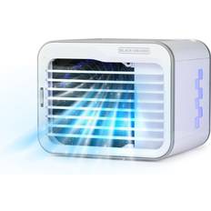 Air Coolers Black & Decker Desktop Evaporative Air Cooler, 5-15/16"H x 7-1/2"W x 6-1/4"D, White/Gray