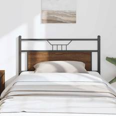 Headboards vidaXL 100 cm Brown Oak - Engineered Wood & Steel Headboard 100cm