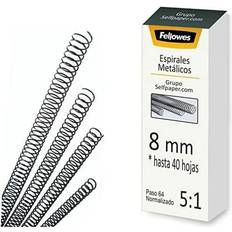 Binding Supplies Fellowes Spiral Metal Binding 8 mm 25pcs