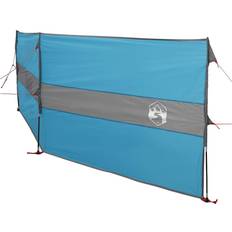 Parabrezze vidaXL Camping Windbreak Blue Portable Waterproof Outdoor Barrier 344 x 120 cm