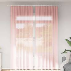Gardiner & Tilbehør vidaXL Voile-gardiner Med Løkker 140x260 cm 2 Stk