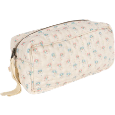 Pipa Petite Small Quilted Toiletry Bag - Beige
