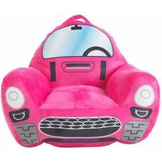 Rosa Sillones BigBuy Home Fuchsia Child's Armchair Car 52 x 48 x 51 cm