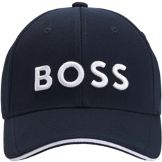 HUGO BOSS Men Accessories HUGO BOSS Embroidered Logo Knitted Piqu Six-Panel Cap - Dark Blue