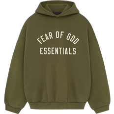 Essentials fear of god Fear of God Essentials Fleece Hoodie - Military