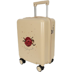 Hårda - TSA-lås Barnresväskor Konges Sløjd Travel Suitcase 45cm - Ladybug