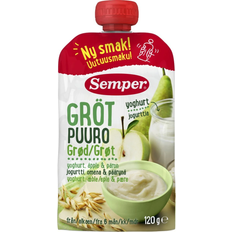 Fødevarer Semper Porridge Yogurt Apple Pear 120g 1pak