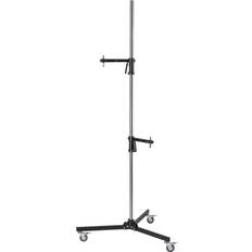 Wheeled Tripod with 2 Clamp Holders